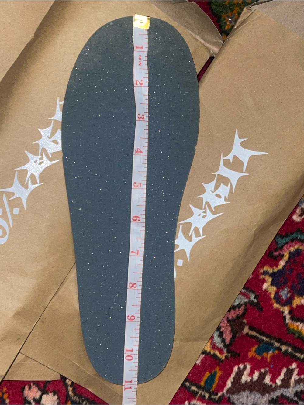 Women’s Glitter Foam Insoles - Black